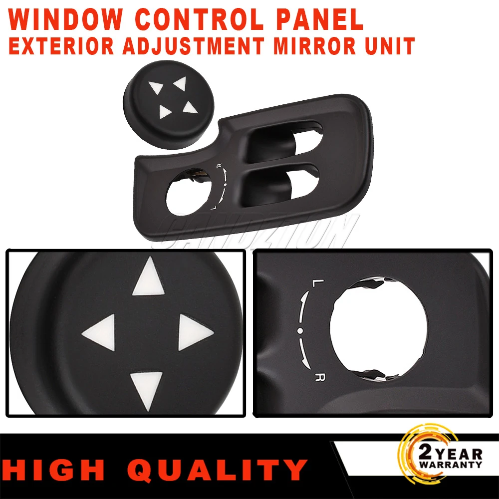 For Alfa Romeo 147 GT (937) New Window Control Frame Cap Cover With Exterior Mirror Angle Adjustment Button Unit Car Accessories