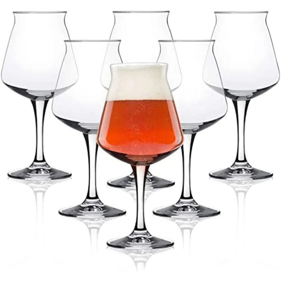 

Teku 3.0 Tulip Craft Beer Glasses for Premium Beer Tasting Experience NonNucleated Design Enhances Aroma and Flavor Italian Cra