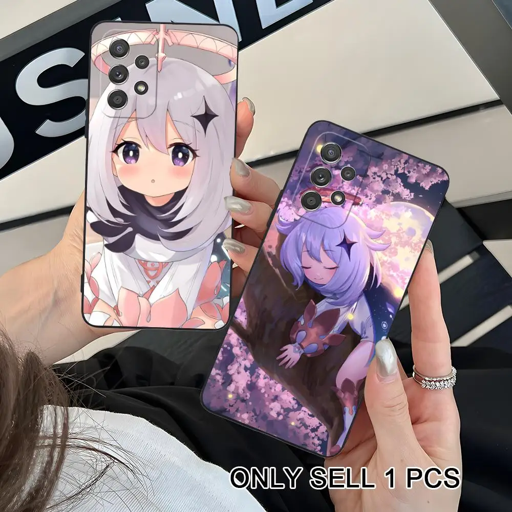 Game GI Paimon Phone Case for Samsung Galaxy A57 56 55 54 53 52 51 37 36 35 34 33 32 31 5G Soft TPU Shockproof Cover