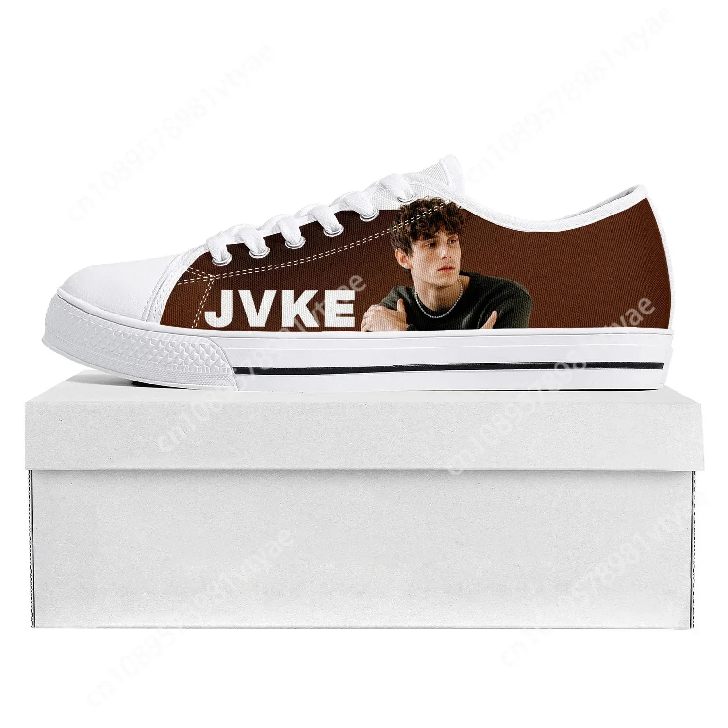 JVKE Popular Singer Pop Low Top High Quality Sneakers Mens Womens Teenager Canvas Sneaker  Prode Casual Couple Shoes Custom Shoe