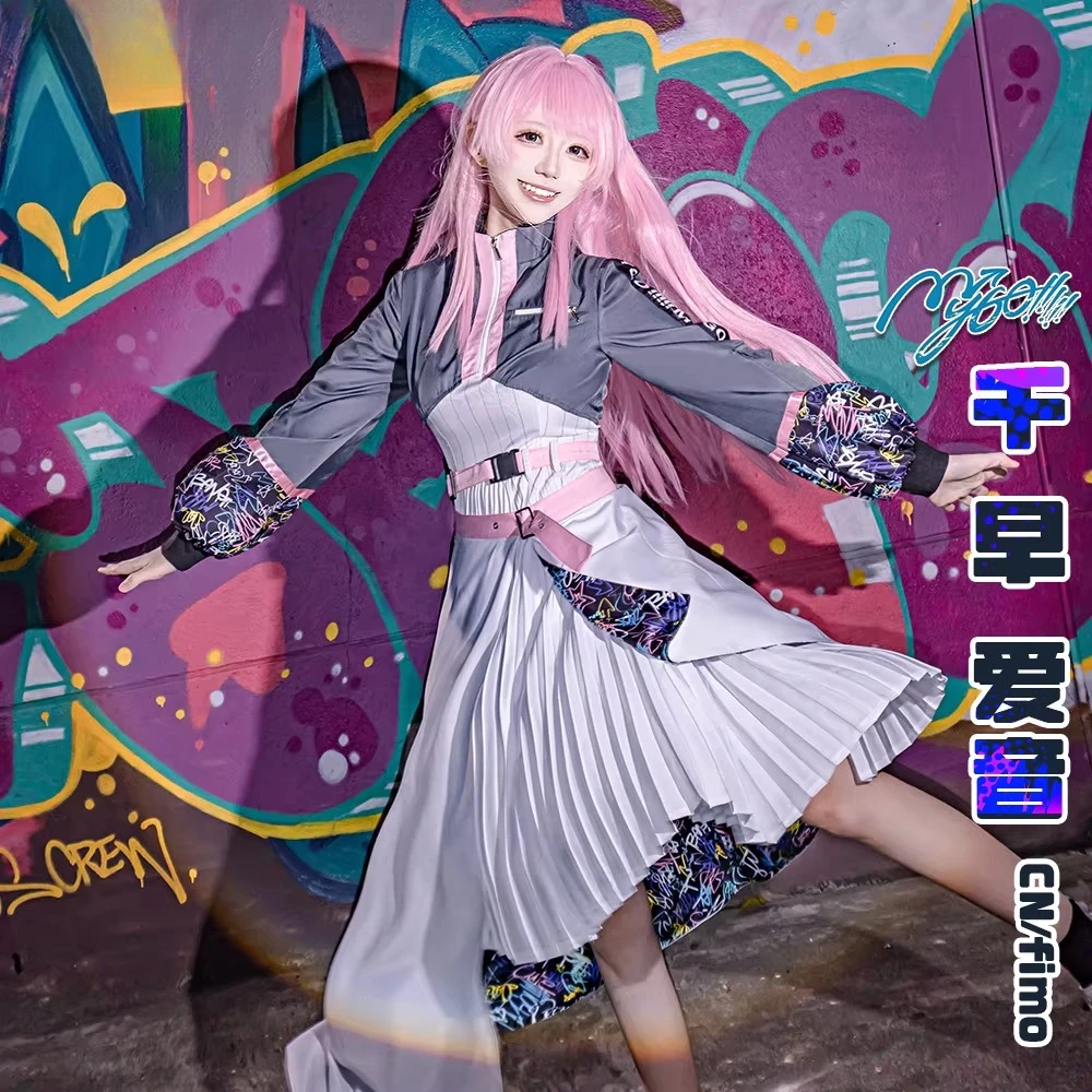

BanG Dream Chihaya Aine Cosplay Costume Anime Party Role Play Halloween Outfits for Woman HCos