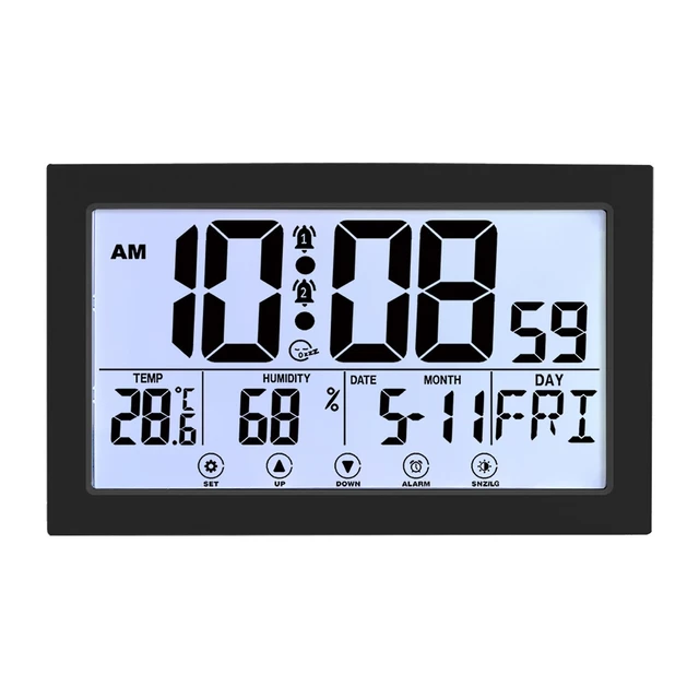 Orologio digitale con secondi clearance