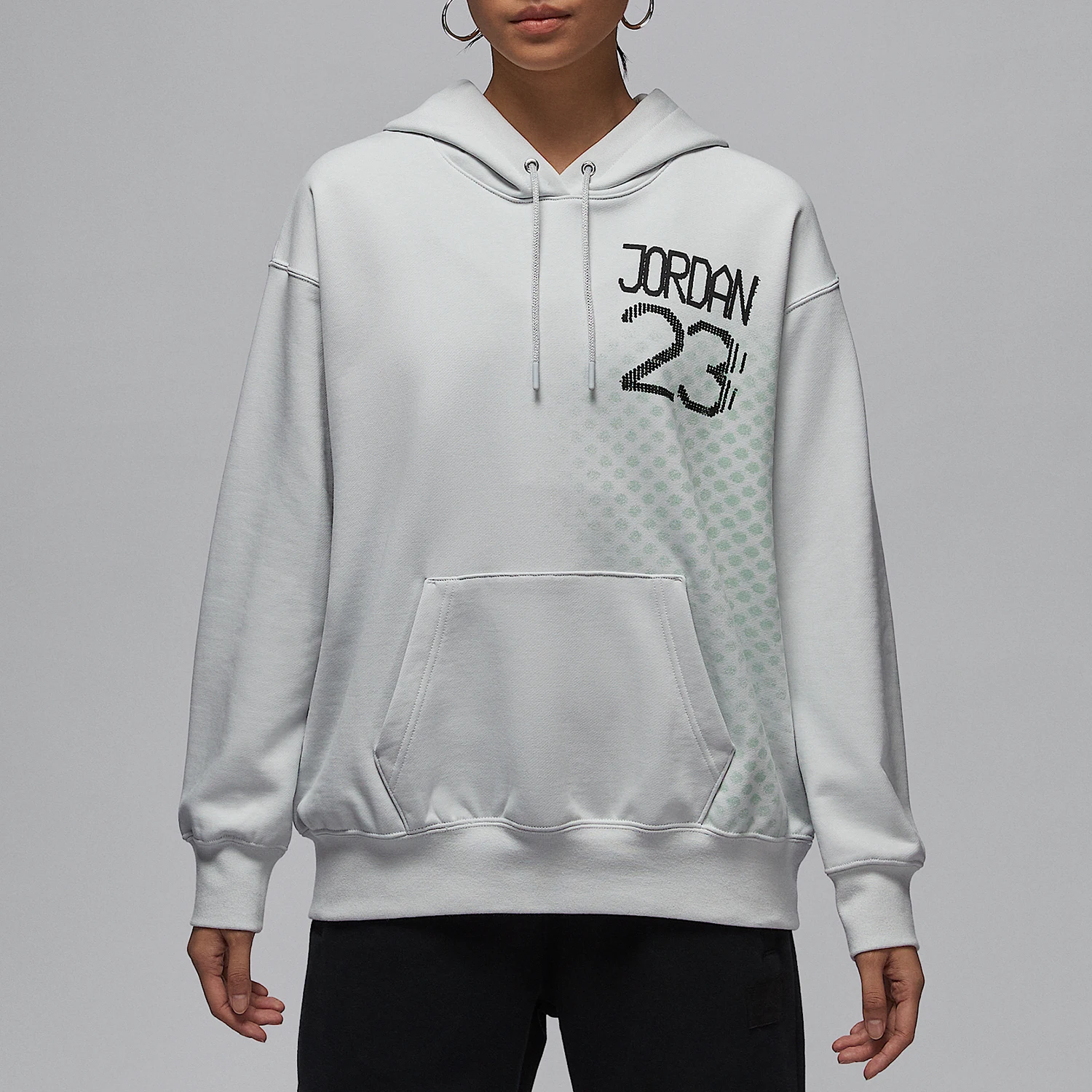 Nike genuine JORDAN women's knitted hooded sweatshirt pullover HQ6072-025