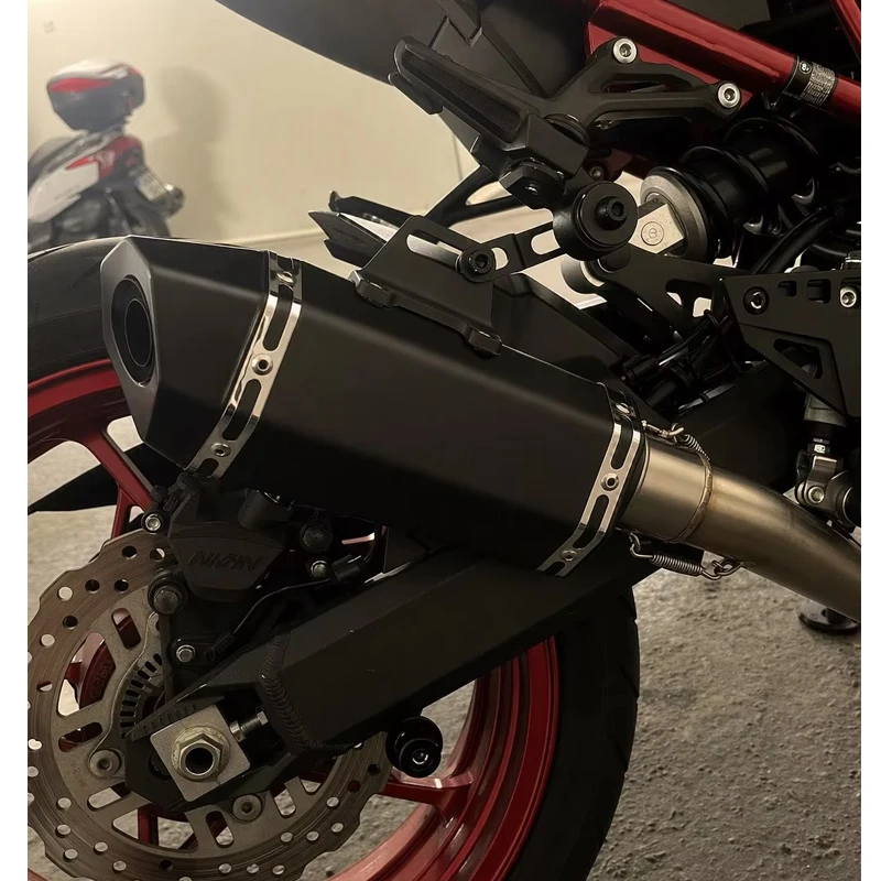 Universal 51mm Motorcycle Exhaust Escape Muffler For R3 MT07 FZ1 R6 R7 ZX6R ZX10 Z900 800MT MT09 CBR1000 703RR With DB Killer - view 2