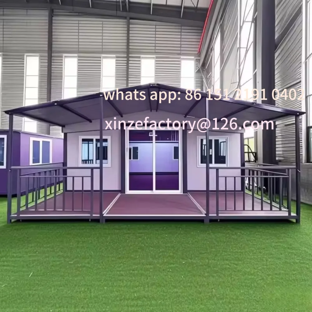 منازل جاهزة قابلة للتخصيص قابلة للتوسيع 40 قدم 60 م 2 حاوية جاهزة وحدات منزلية فاخرة مصنع فيلا متينة