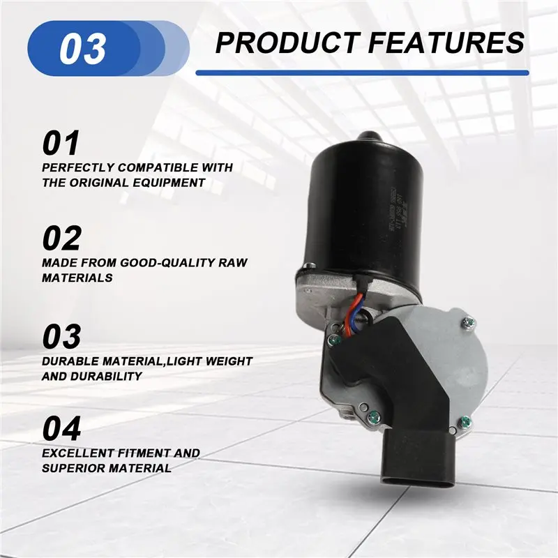 A48P-Windshield Wiper Motor 18D955113 For VW Jetta King Golf MK4 2004- 2012 For LAVI Da 2018- 2022 For Passat 2019- 2022 18D 955