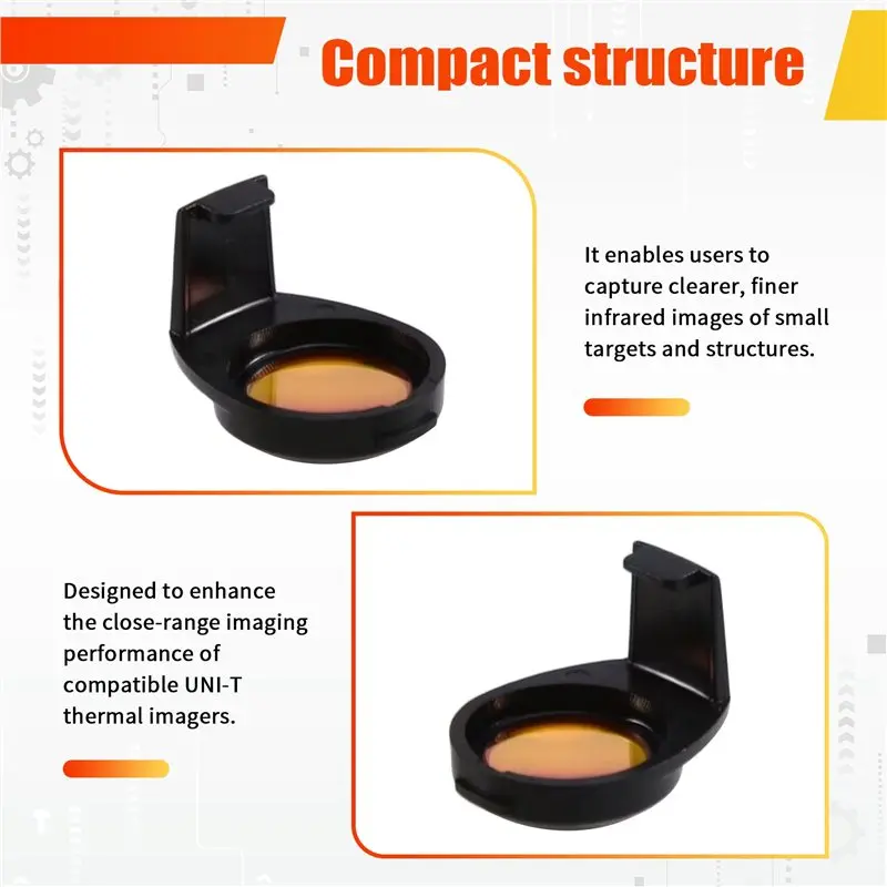 UNI-T UT-Z005 Micro Lens For Infrared Thermal Imager,Definition Micro Lens Attachment For Uti256m/260M Thermal Imaging Cameras