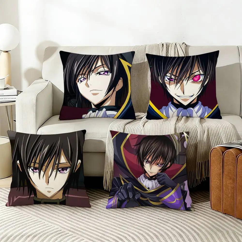 

Anime C-Code Geass Pillow Cover Sofa Cushion Cover Home Room Decoration Children Gift