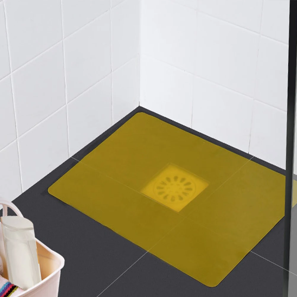 

1pc Silicone Floor Drain Pad Odor Proof Cuttable Seal Strong Deodorant Drainage Mat For Kitchen Bathroom Shower