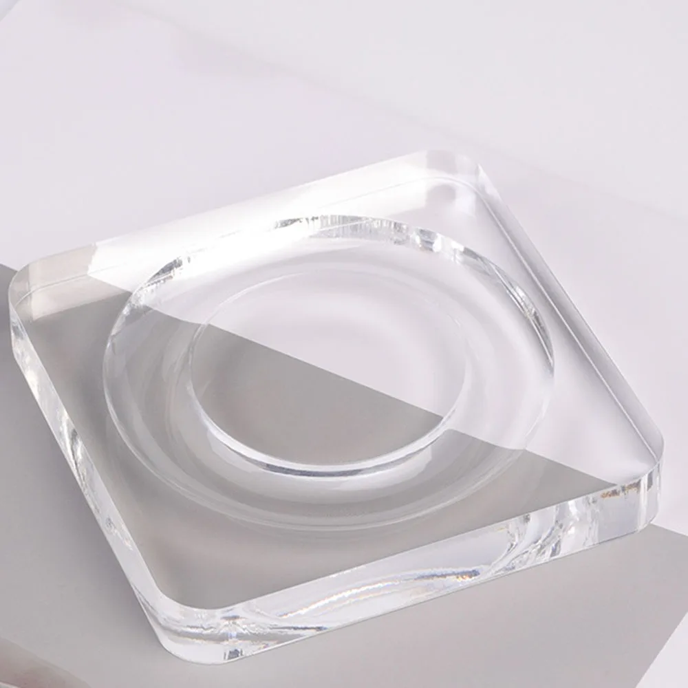 

Acrylic Jewelry Tray Crafting Multiple Grooves Beading Board Transparent Bear Shape Jewelry Making Mat Jewelry Designers