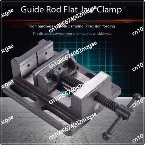 Tipo de barra guia de precisão da máquina de perfuração torno plano torno de bancada especial resistente braçadeira de torno de bancada pequena 3 polegadas
