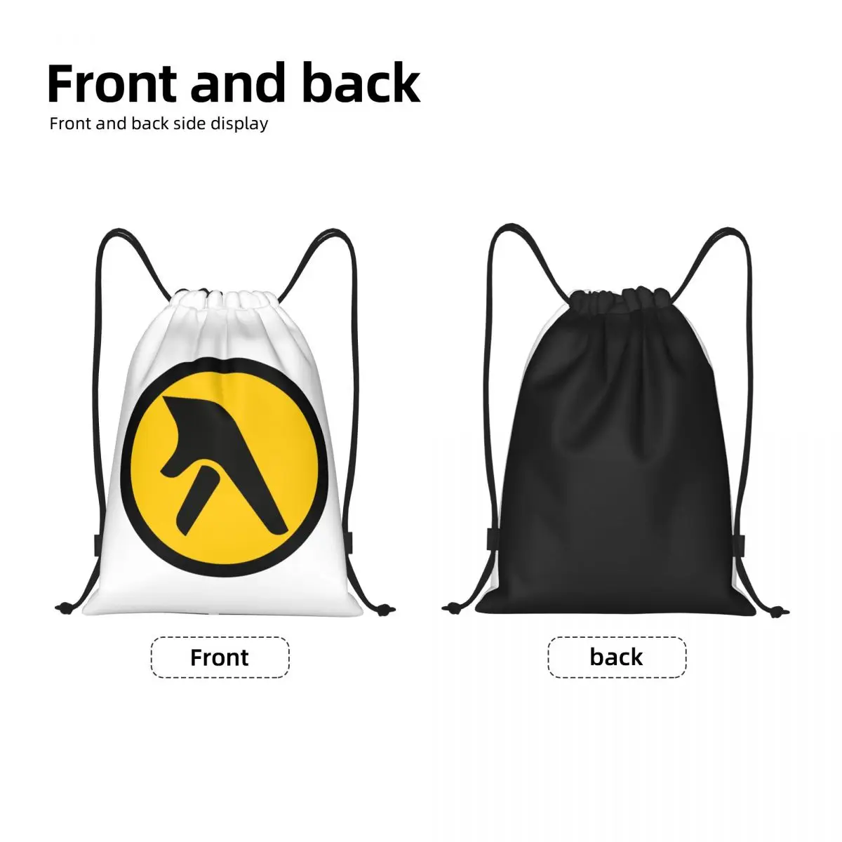 حقائب ظهر برباط من Aphex Twin Half Life للرجال والنساء قابلة للطي لصالة الألعاب الرياضية وحقيبة ظهر للتدريب على الموسيقى الإلكترونية #2