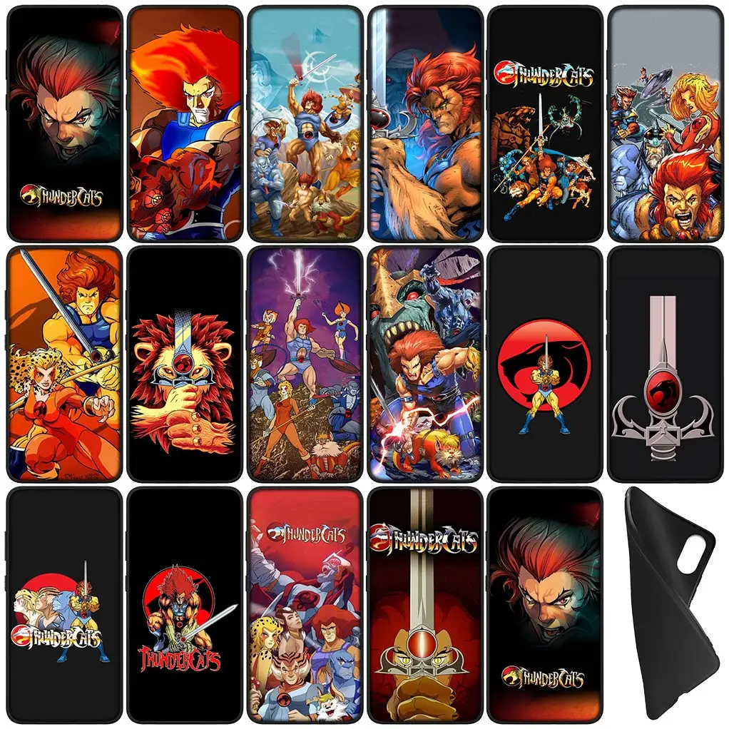 T-ThunderCats Thunders Cats Cover Phone Case for Samsung Galaxy S24 S23 Fe Ultra Plus A05 A55 A35 A24 A25 A15 M55 Flexible Coque