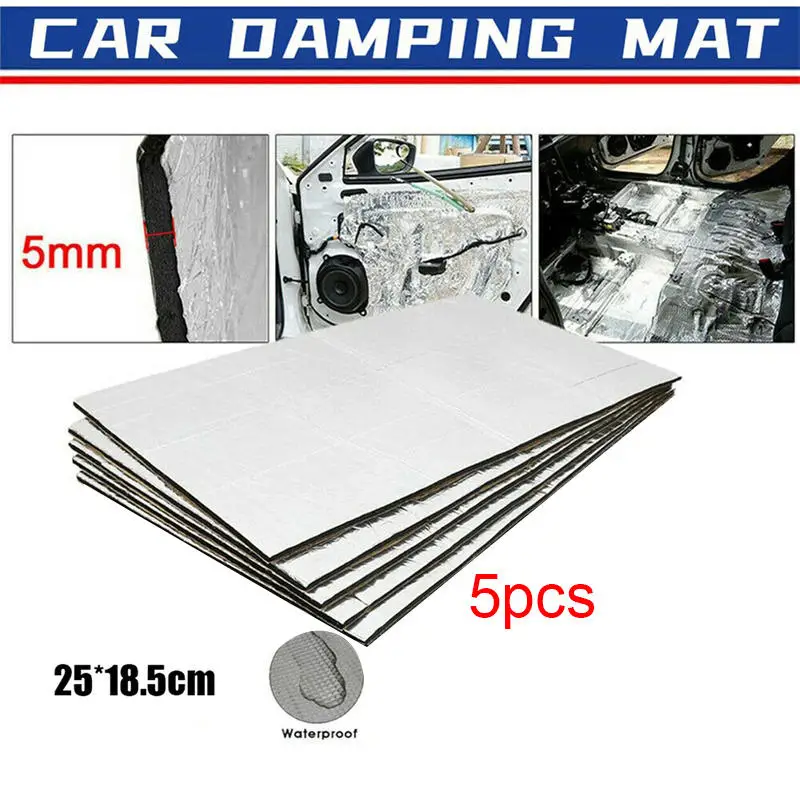Auto Soundproofing Heat Insulation Mat Car Hood Noise Deadening Pad For Enhanced Vehicle Quietness And Comfort 5/10mm
