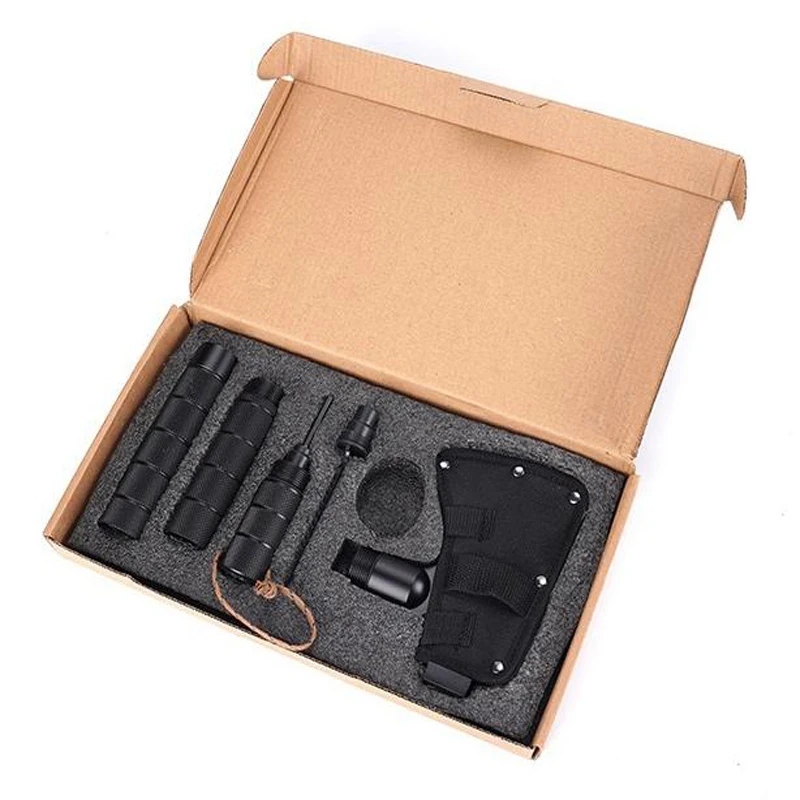 Outdoor Multi-functional Portable Survival Axe tactical self-defense tool for jungle camping and tree chopping Christmas Gift
