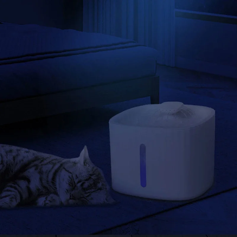 Mute Cat Fountain Cat Water Dispenser 3L Automatic Pets Water Feeder Bottle Dog Water Dispensers Cat Water Fountain Feeders CATs