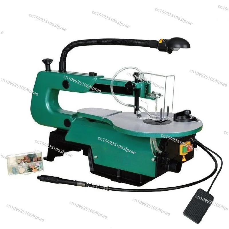 Benchtop curve saw 16 inch H1602 Household wire saw Carved latte saw Metal board cutting with pedal