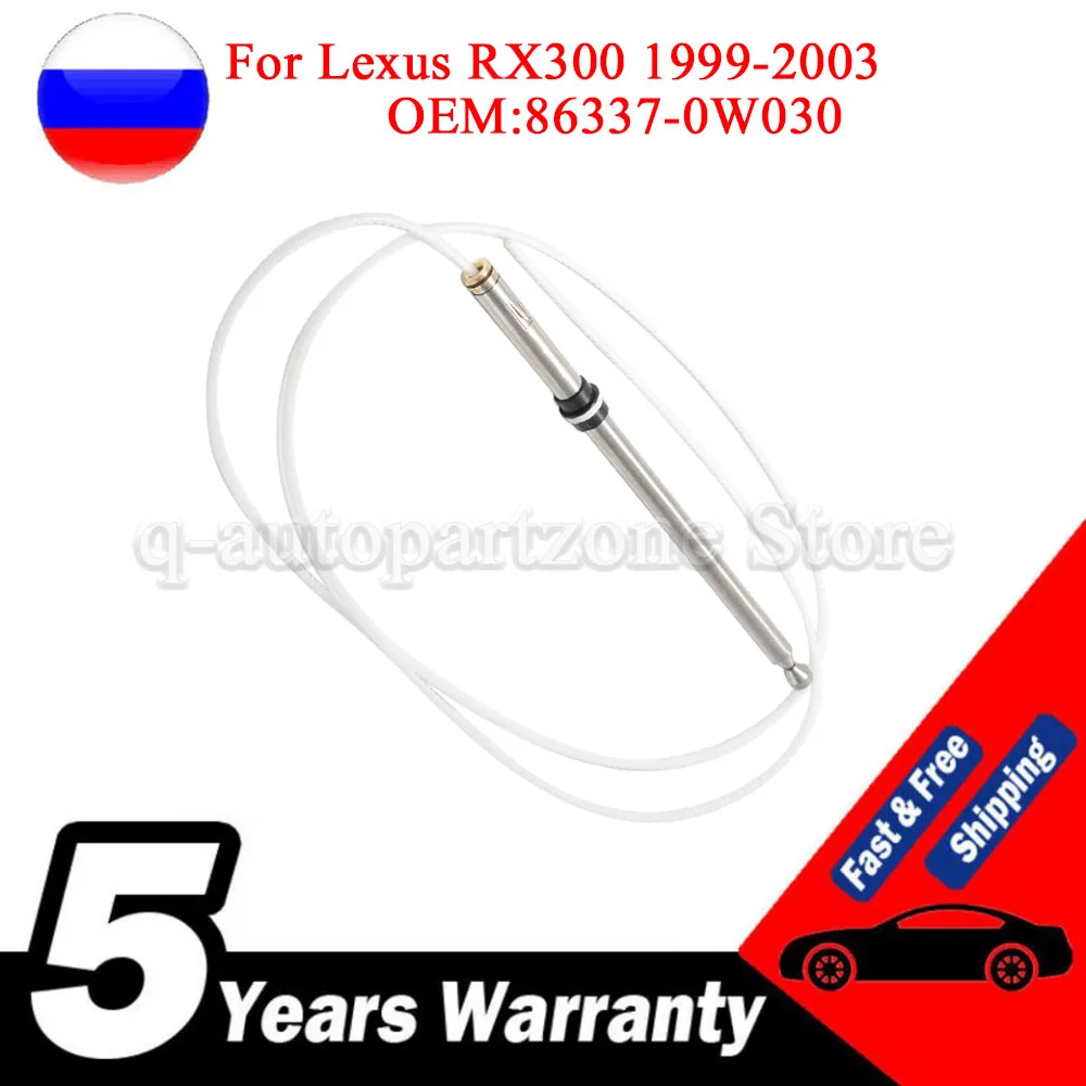 Power Antenna Mast Stainless Replacement 86337-0W030 63370W030 Stainelss Steel For Lexus RX300 1999 2000 2001 2002 2003