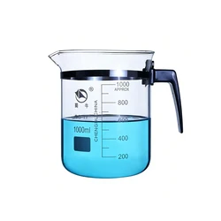 Thick-walled Gass beaker with handle High temperature resistance Measuring cup laboratory equipment kitchen tools