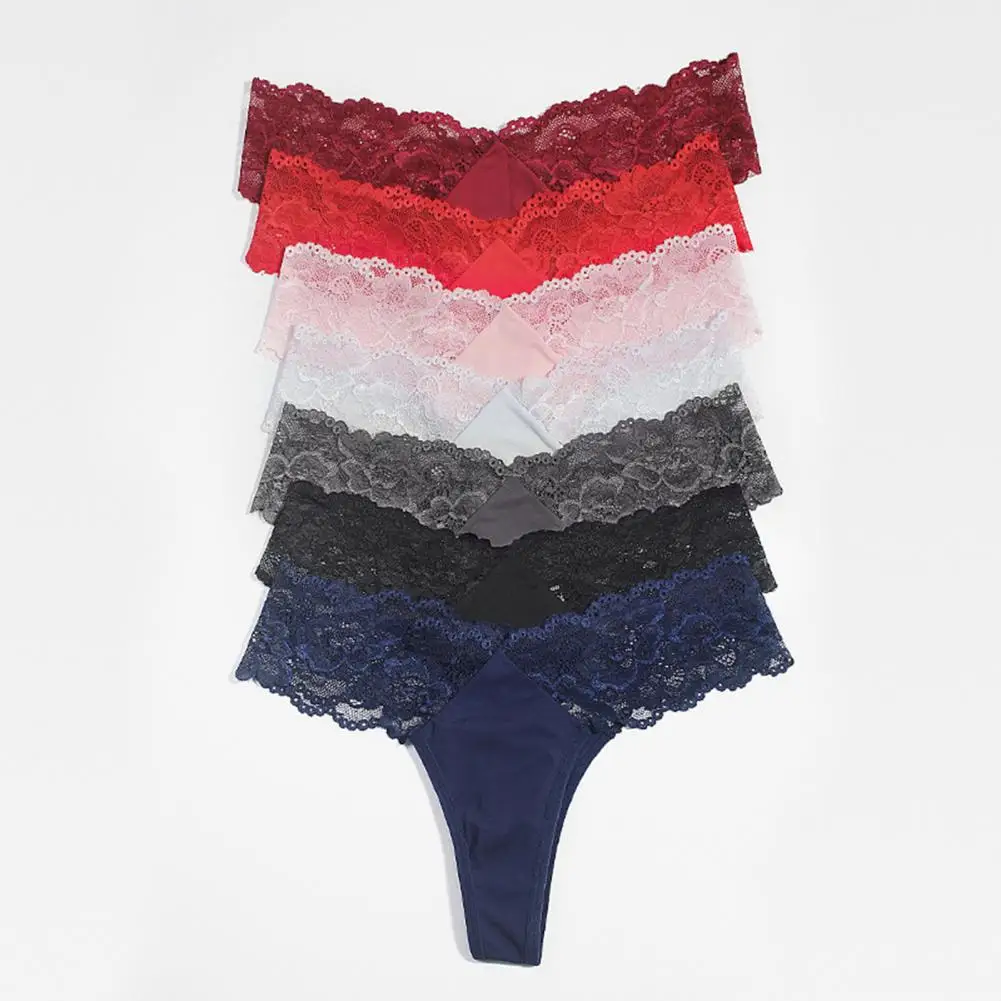 Women Briefs Underwear Underpants Lightweight See-through  Sexy Perspective Mid Waist Lady Panties