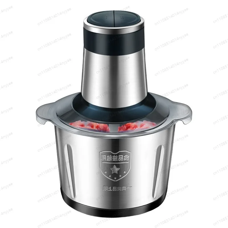 Stainless Steel Commercial Meat Grinder | Multi-Function Electric Food Processor for Mincing Meat, Garlic & Vegetables