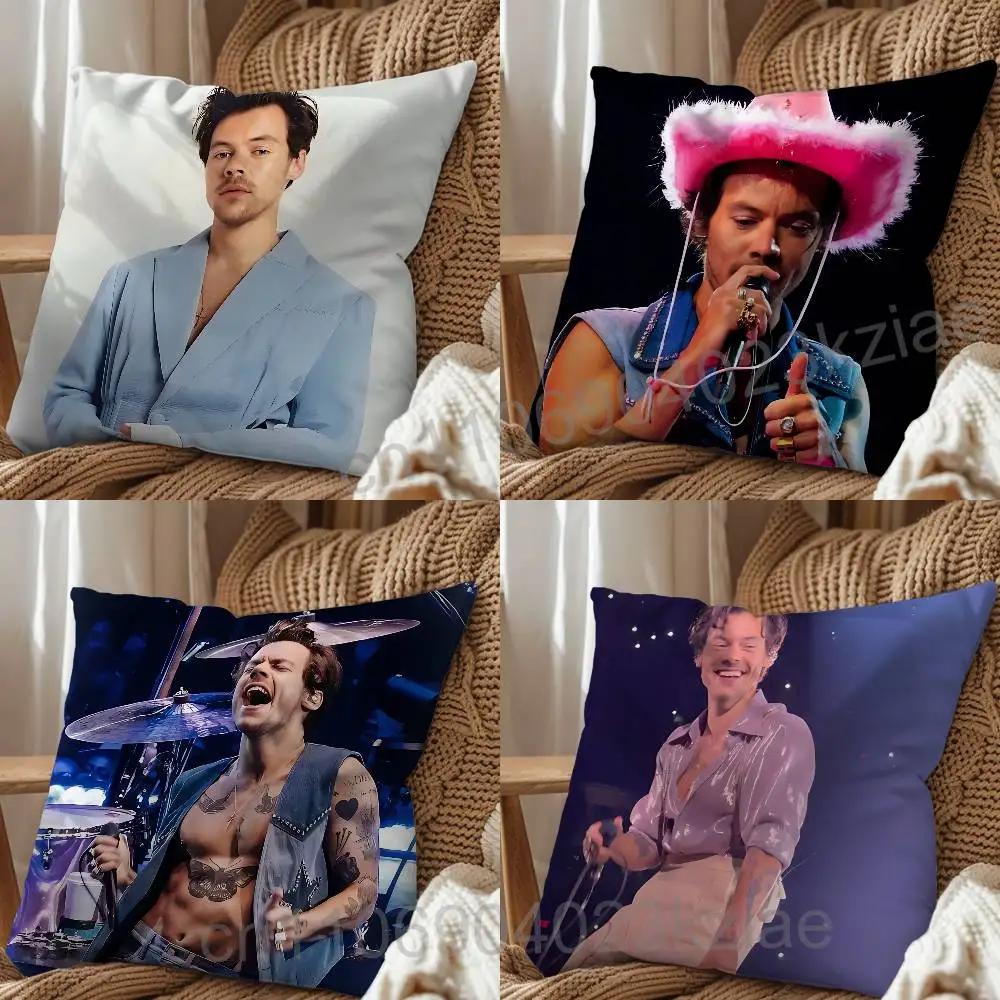 American Girls Harry Styles Pillow Case Pillow Case Living Room Sofa Cushion Cover Suitable For Home Bedroom Room Decoration
