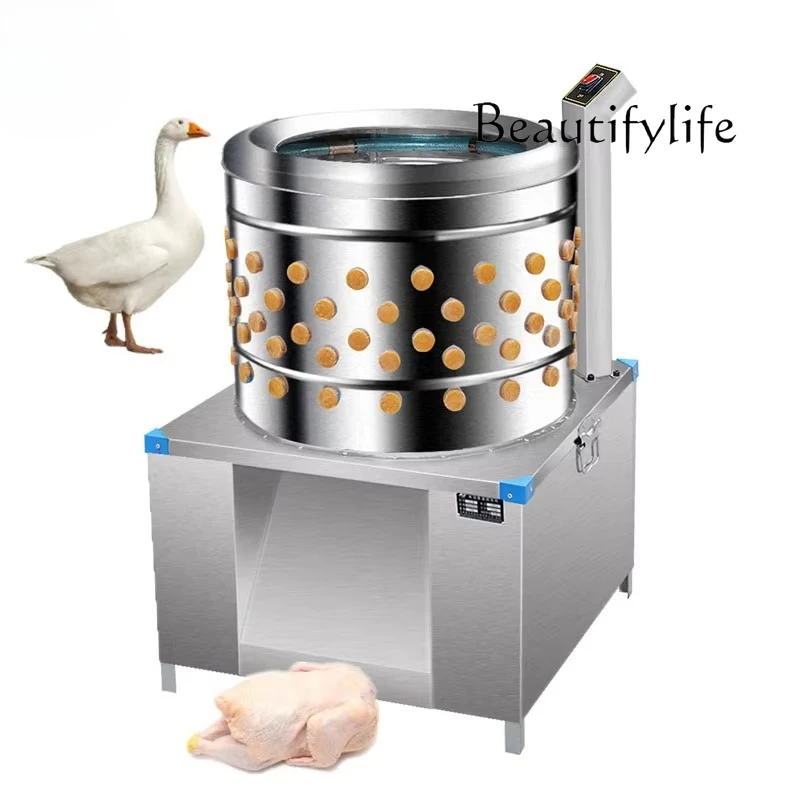 

Коммерческая автоматическая машина для выщипывания перьев из нержавеющей стали, машина для выщипывания куриных перьев