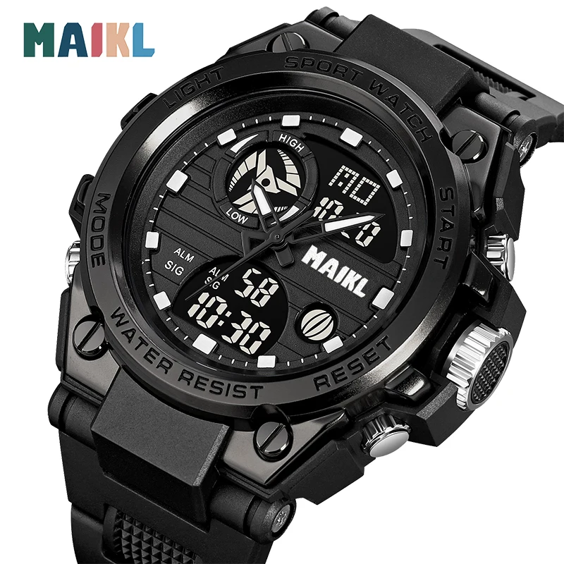 

MAIKL G-Style Fashion Man Digital Watch Date Military Sports Watches Waterproof Quartz Wristwatch Mens Clock Relogio Masculino