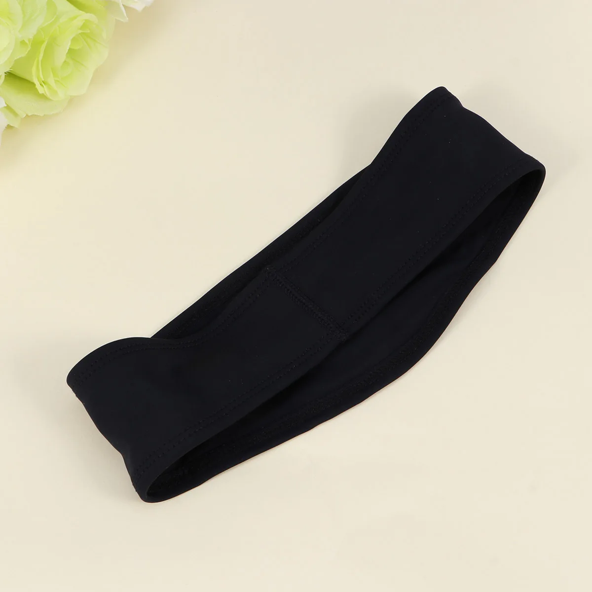 

Многоразовая повязка на голову для йоги, спортивные повязки на голову, повязки на голову для спа, ткань для макияжа, черные регулируемые гибкие спортивные повязки