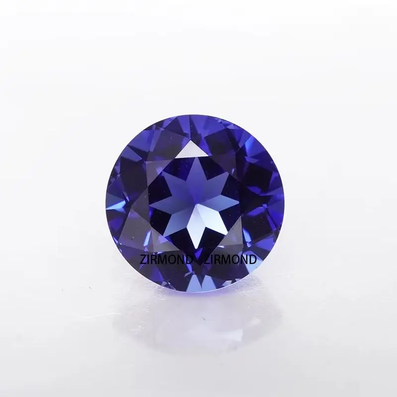 

Культивирующий королевский синий сапфир от Czochralski Method Настраиваемые свободные драгоценные камни круглой огранки для колец с каменем с отчетом AGL