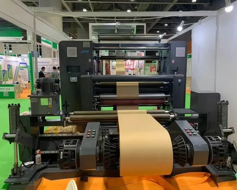 Automatic Cutting Table Stationery  Seag Tape Carton Rewinding Slitting Hine Runwo Slitting Rewinding Machine For Labels