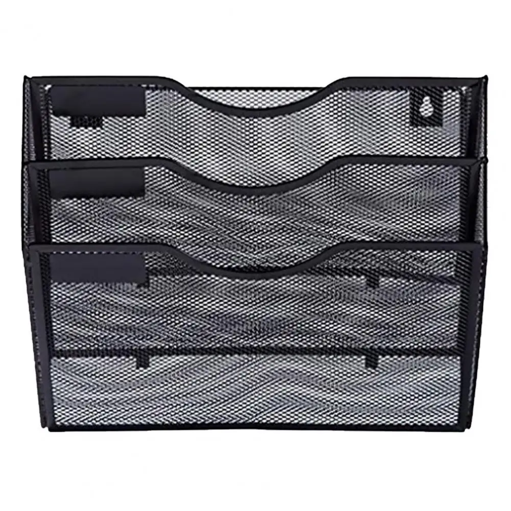 Настенный органайзер для файлов, органайзер для файлов, 3-уровневый настенный держатель для файлов, органайзер для документов с прочным креплением для офиса