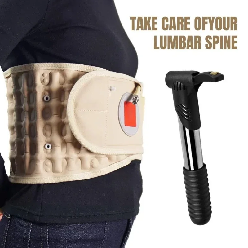 Universal Decompression Belt Spinal Traction Device Inflatable Back Support Waist Support Hot-Selling Model for Pain Relief