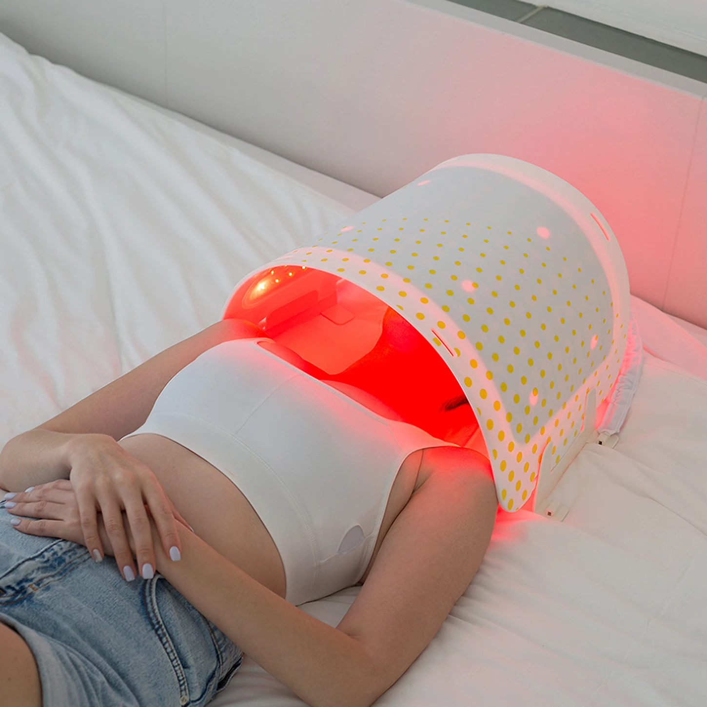 2022 New Led Mask Beauty Neck Silicone Red Therapy Light 4 Colors Pdt Led Light Machine Red Light Therapy Mask