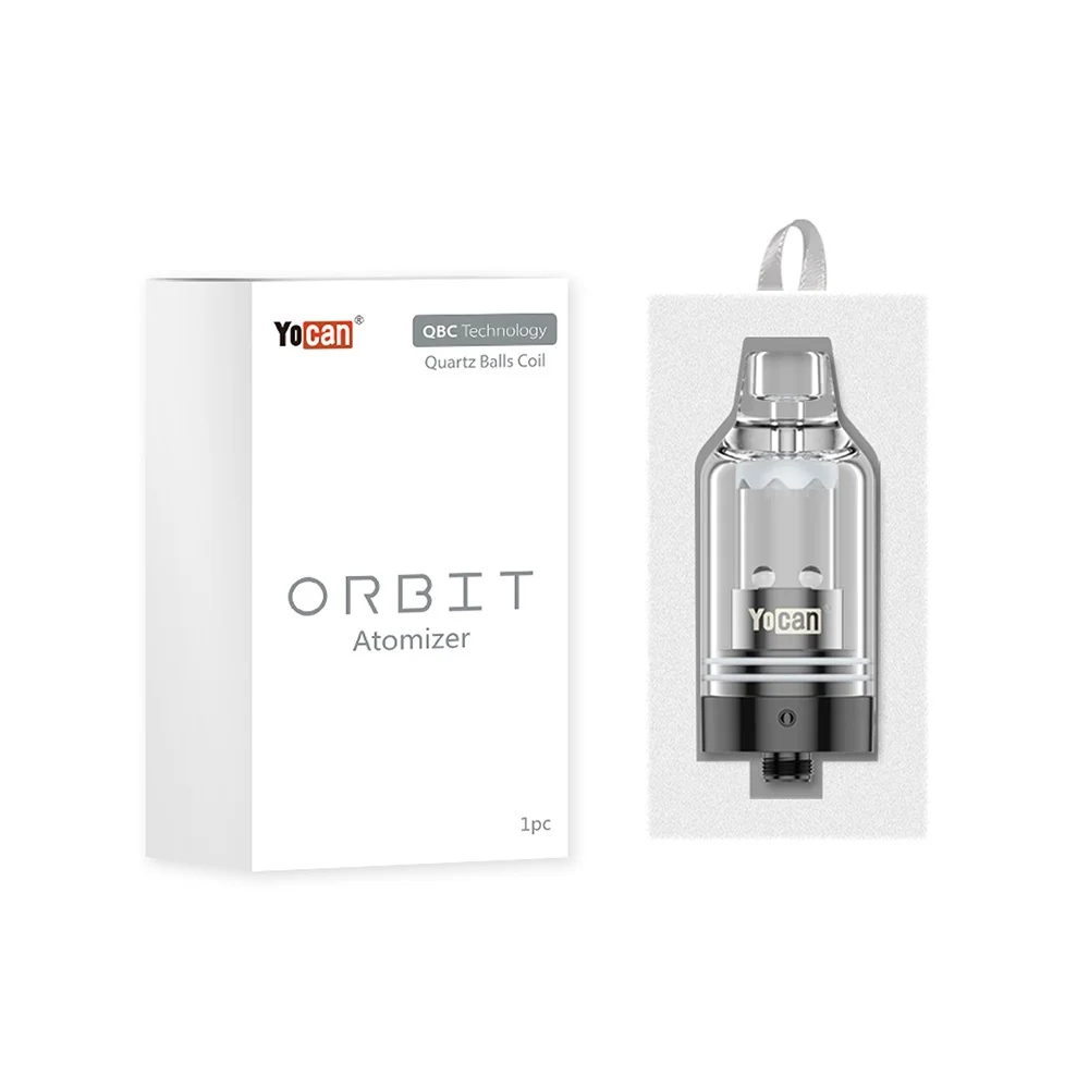 Original Yocan Orbit Zerstäuber & Glasmundstück & Quarzkugeln Spulenverdampfer für elektronische Zigarette Yocan Orbit Kit Vape