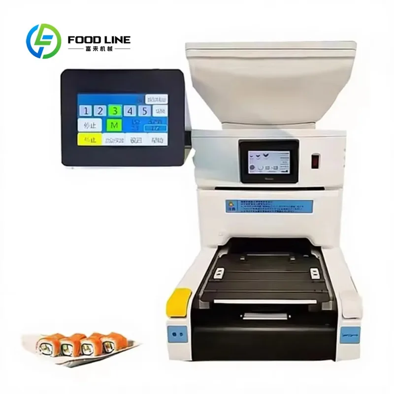 customized sushi norimaki fabricator rice sheet moulding apparatus low vibration for chain restaurant food processing counter
