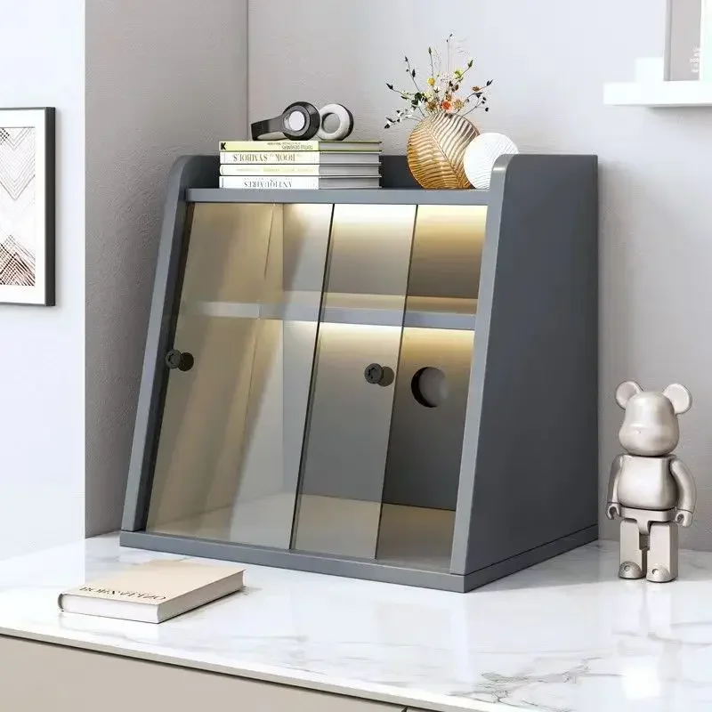 

Кухонная полка для хранения Кухонный акриловый шкаф для хранения чашек Настольная коробка Полка для чашек Полка для чайного сервиза Пылезащитный держатель для чашек