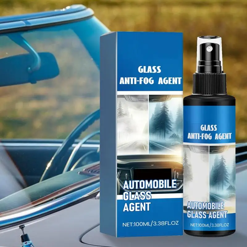 Oil Film Cleaner For Car 100ml Auto Glass Oil Film Remover Car Window Cleaner Water Stains Remover Auto Glass Polish & Oil Film