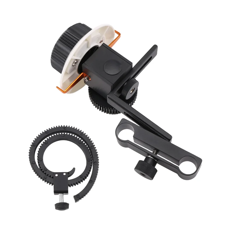 Efficient VD-F0 Camera Follow Focus 15MM Follow Focus With Gear Ring Belt For Canon Nikon Sony And Other DSLR Camera