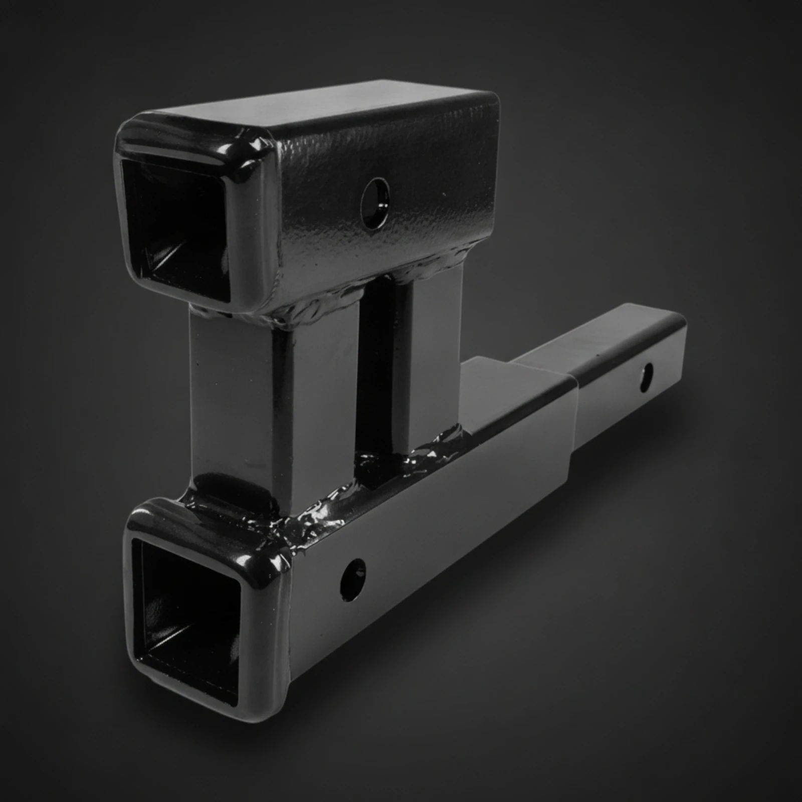 Trailer Hitch Extension Arm Versatile Double Receiver Hitch Extension Dual Receiver Extender Long-Lasting Compact for Towing