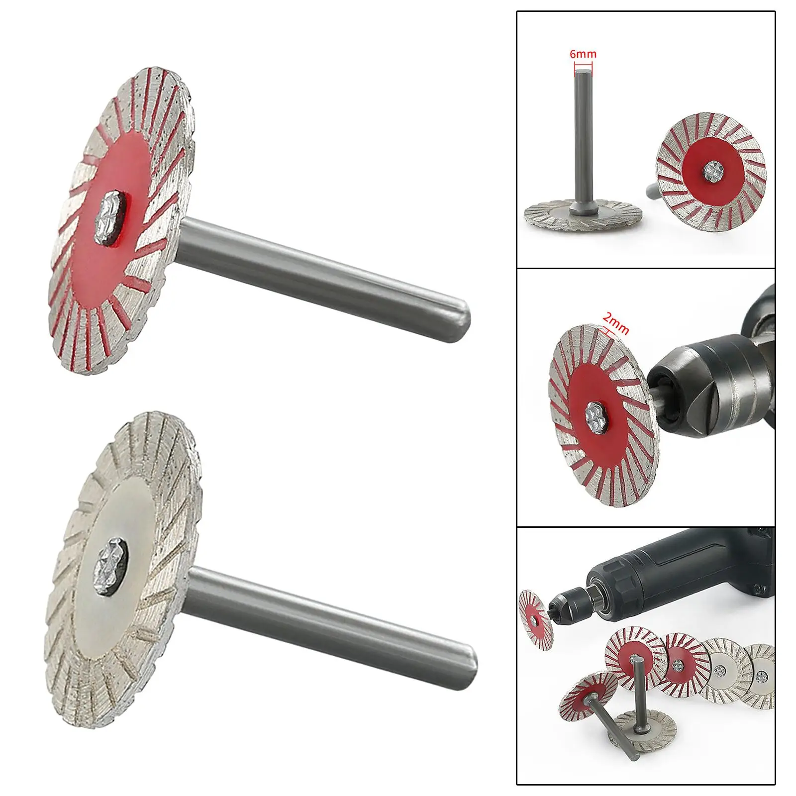 HSS Metal Circular Disc with Mandrels Diamond Cutting Rotary for Woodworking