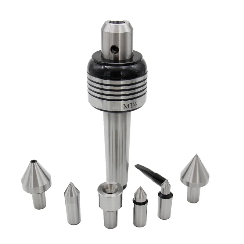 Mt4 Mt5 Mt2 Mt3 Morse 2 Handles With 6 Rotating Lathes Interchangeable Moveable Center Plug-In Multi-Purpose Precision