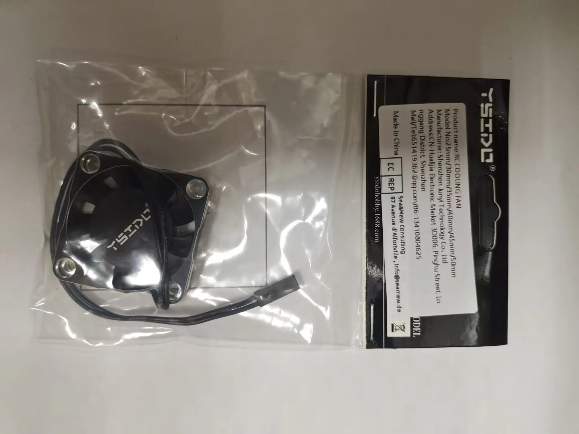 Surpass Hobby Rocket-RC 25/30/35/40/50mm Metal Heat Dissipation Cooling Fan with 30/40mm Carbon for 1/8 1/10 RC Car Motor ESC