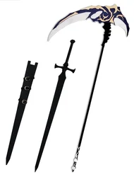 Durandal Roland Sword Library of Ruina Argalia The Blue Reverberation Sickle Cosplay Prop Halloween Christmas Party Accessory