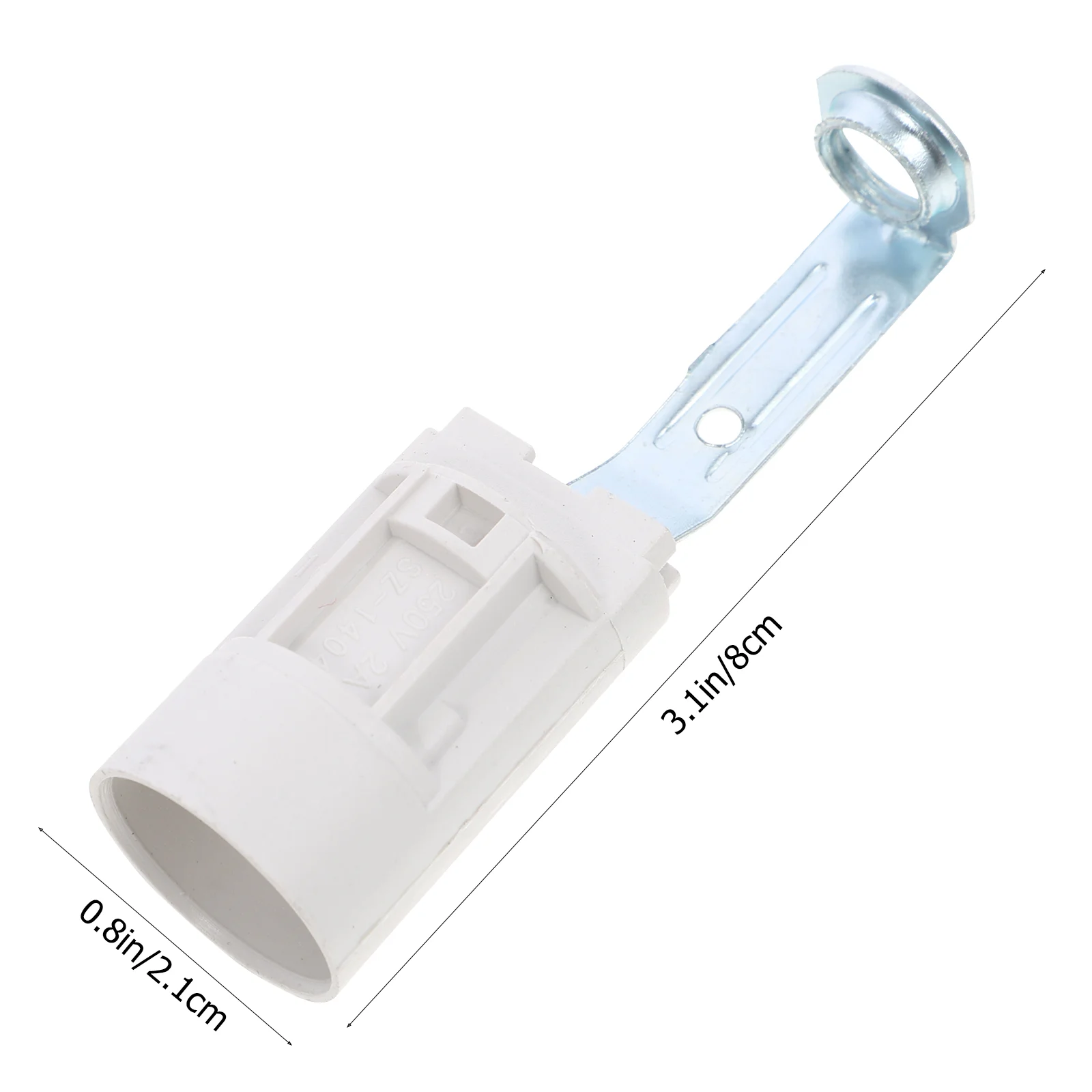 10 Pcs E14 Bracket Lamp Holder Light Base Bulb Socket Pendant Candelabra Sockets Plastic