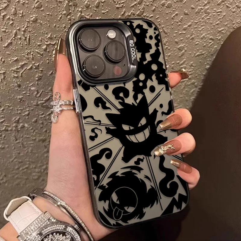 Cool P-Pokemon Gengars Matte Hard CaseสําหรับSamsung Galaxy S24 S25 Ultra S23 Plus S22 S21 FE A56 A36 A26 5G A16 a06 4Gหมายเหตุ 20