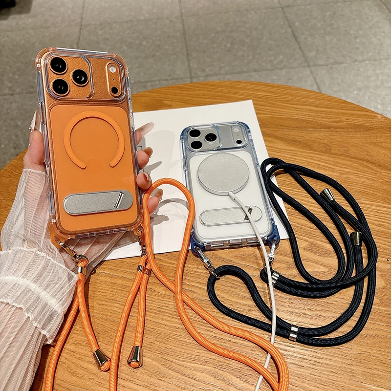 반투명 메탈 폴딩 스탠드형 자석 무선 충전 폰 케이스  - Magnetic Charging Stand 리뷰 및 가격