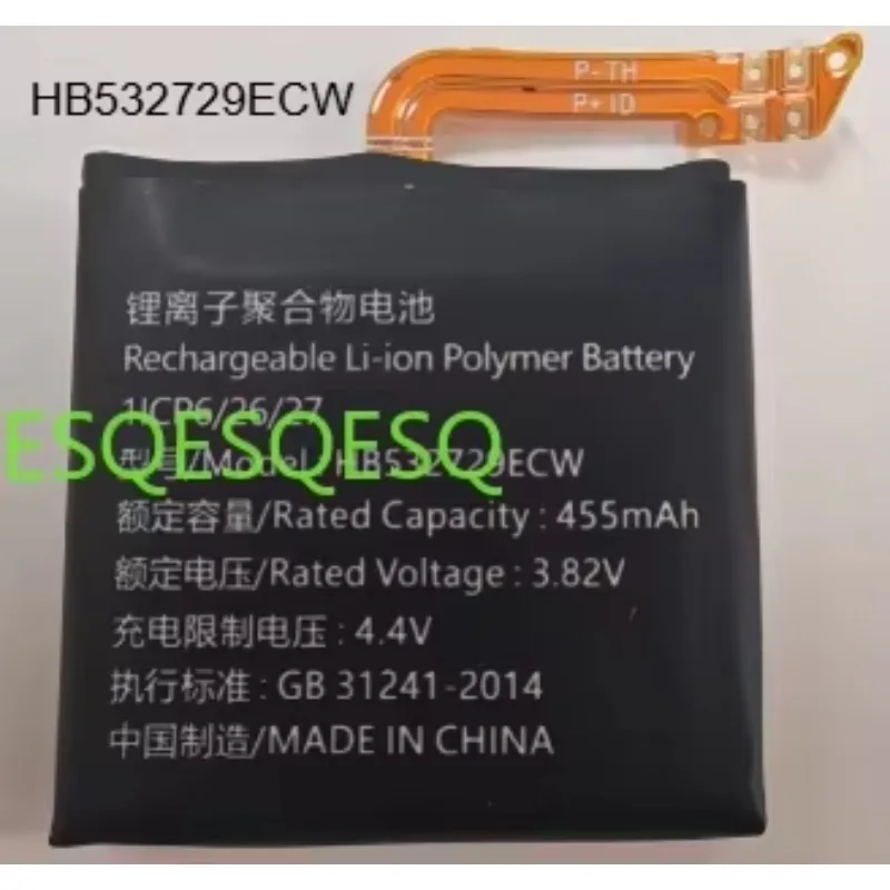 

WYORESY для Huawei, оригинальный аккумулятор HB532729ECW для Huawei Watch GT3 46 мм HB512627ECW + WATCH 2 Pro для часов GT 1