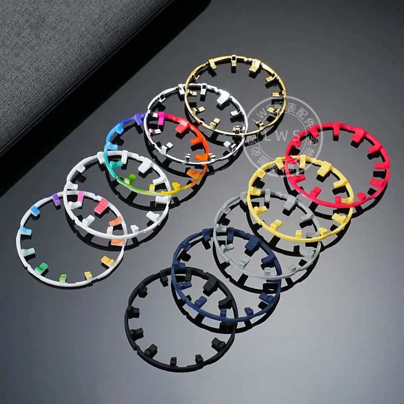 GA-2100 ساعة الطلب الداعم ساعة لوم الطلب مقياس حلقة مع مضيئة لساعة كاساك ga2100 ga2110 تعديل لتقوم بها بنفسك الملحقات