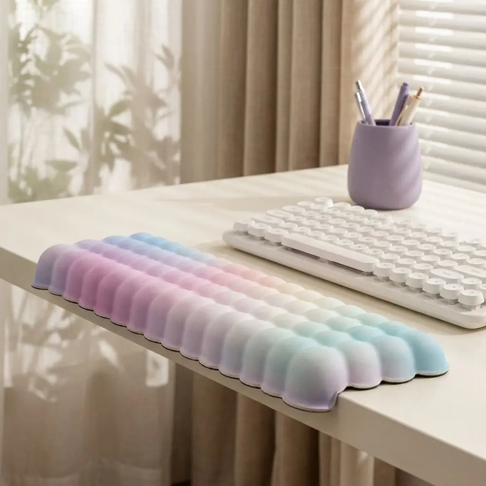 L-Shaped Keyboard Wrist Rest Non-Slip Slow Rebound Desk Elbow Pad Ergonomic Comfortable Elbow Support Padding